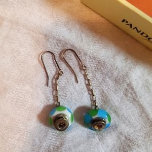 Pandora murano earrings